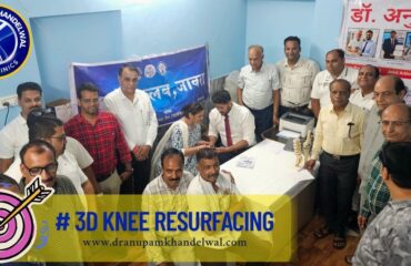 joint pain screening camp by Dr. Anupam Khandelwal - 150 patients benefitted
