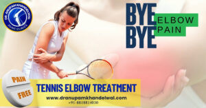 Bye Bye Elbow Pain – Tennis Elbow Treatment in Indore by Elbow Expert Dr. Anupam Khandelwal! 🏆💪