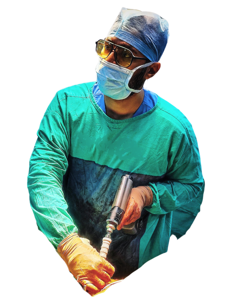 dr anupam khandelwal in operation room