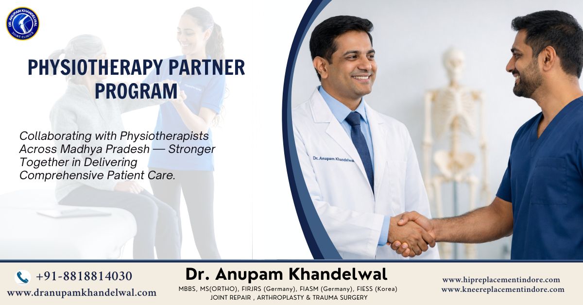 Orthopedic Physiotherapy Collaboration between orthopedic surgeon and physiotherapist in Madhya Pradesh for integrated patient rehabilitation care