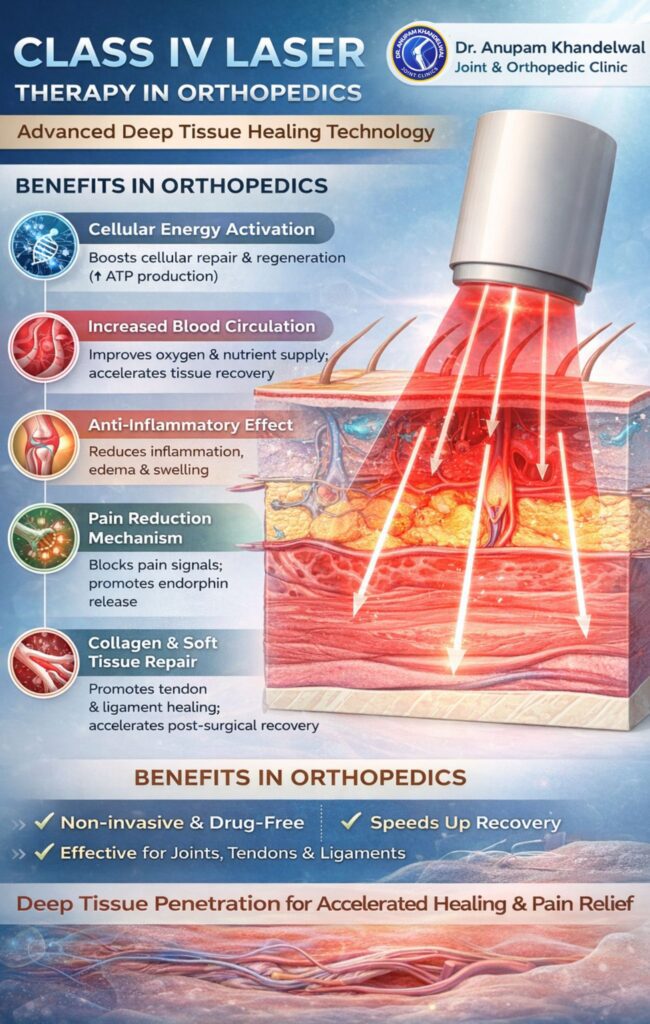 Laser Pain Relief in Indore using X4-Ortho Laser Therapy – Deep tissue orthopedic healing technology