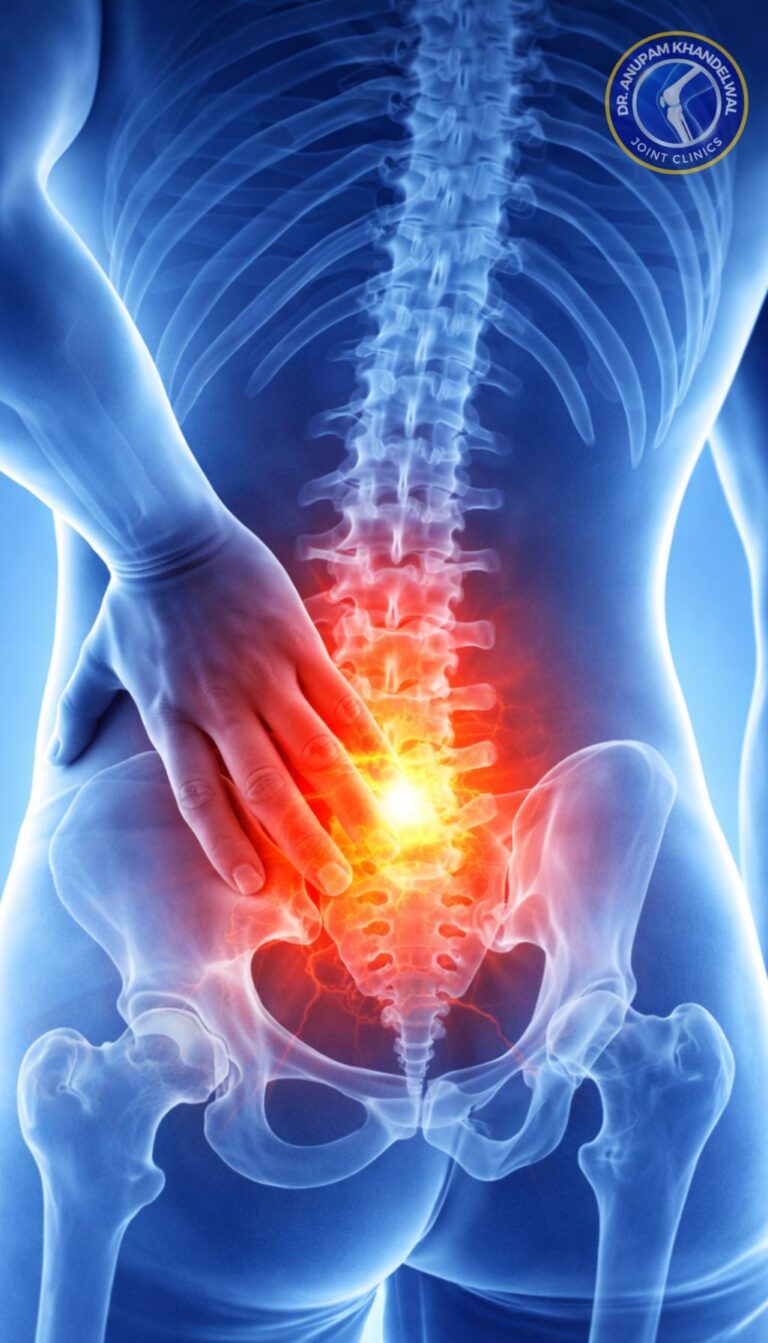 Lower back and lumbar spine pain treated with Class 4 laser therapy in orthopedics