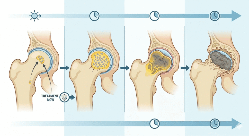 Dr. Anupam Khandelwal - Hip AVN progresses with time