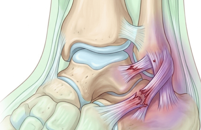 Ankle sprain and ligament injury awareness