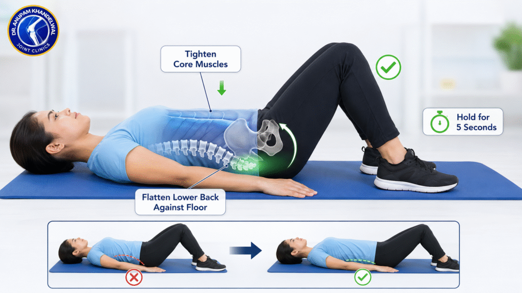1. Pelvic Tilt