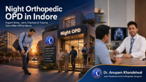 Night Orthopedic OPD in Indore: Convenient Evening Care for Bone & Joint Problems After Office Hours