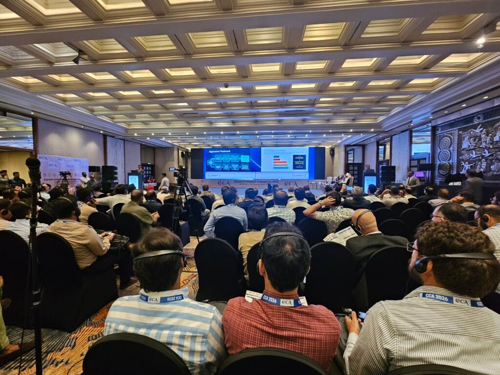 Conference insights from CCA AIIMS Conference 2026 attended by Dr. Anupam Khandelwal, showcasing the latest advances in hip replacement, knee replacement, revision arthroplasty, and custom implants.
