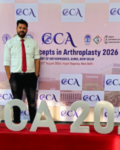 Dr. Anupam Khandelwal Attended CCA AIIMS Conference 2026: Advancing Excellence in Joint Replacement Surgery