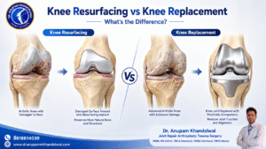 Knee Resurfacing Vs Knee Repalcement – Dont get Confused !